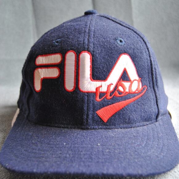 FILA USA Red White & Blue Hat w/ Adjustable Strap (OSFM) - Picture 1 of 6